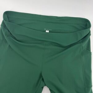Lululemon Like New Green High Waist Pocket Leggings Women's Size 20